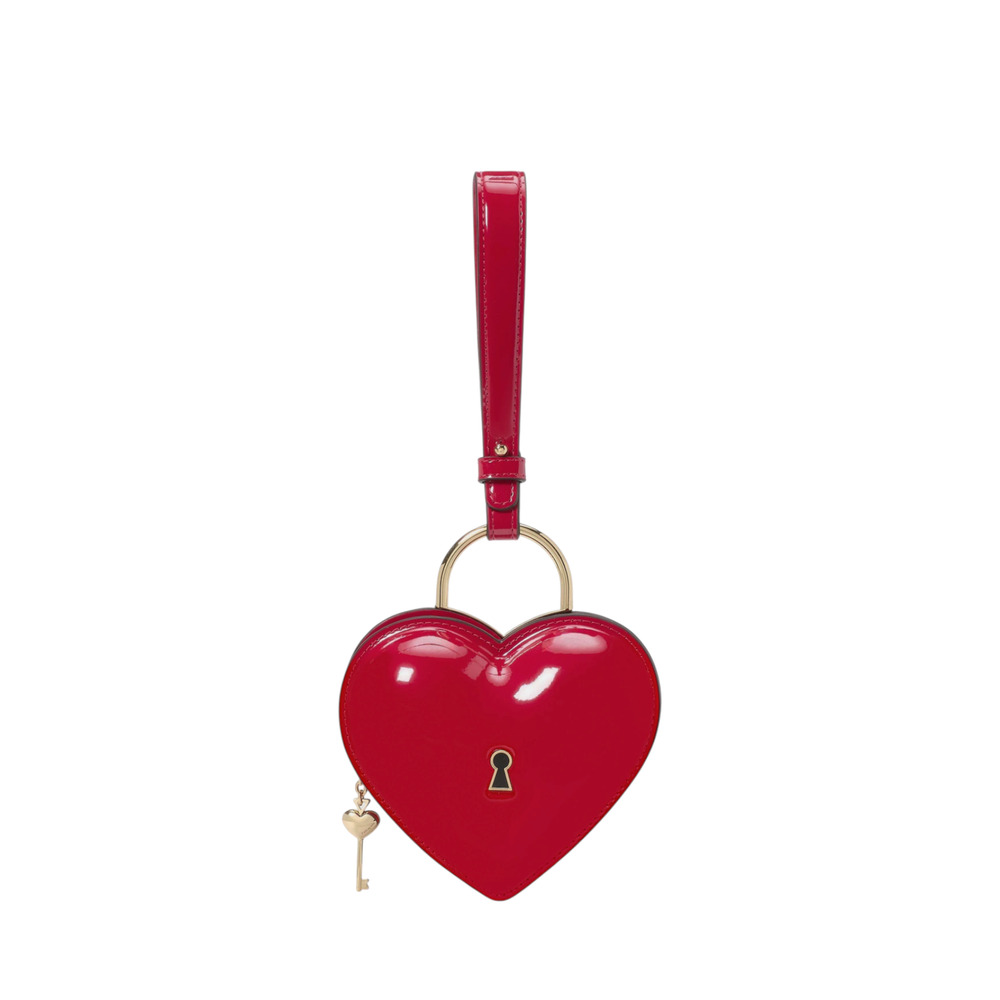 KATE SPADE New York Key to My Heart Wristlet in Cherry Rouge